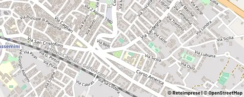 Mappa Assemini