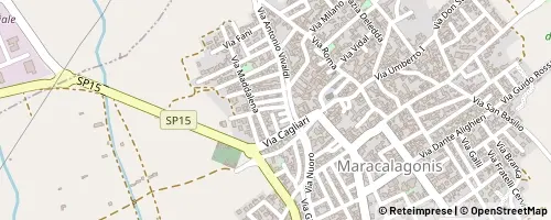 Mappa Maracalagonis