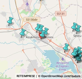 Mappa Piazzale Rio Sa Nuxedda, 09032 Assemini CA, Italia (6.3095)