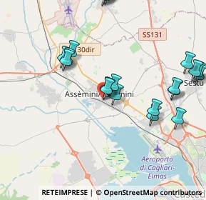 Mappa Piazzale Rio Sa Nuxedda, 09032 Assemini CA, Italia (4.927)