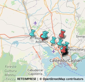 Mappa Piazzale Rio Sa Nuxedda, 09032 Assemini CA, Italia (7.9635)