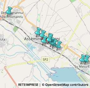 Mappa Piazzale Rio Sa Nuxedda, 09032 Assemini CA, Italia (1.60818)