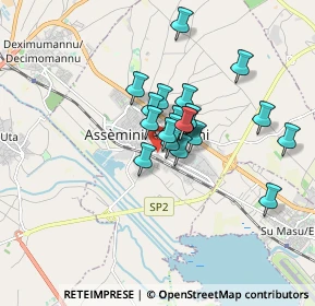 Mappa Piazzale Rio Sa Nuxedda, 09032 Assemini CA, Italia (1.2975)