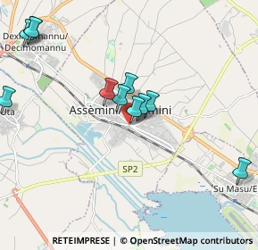 Mappa Piazzale Rio Sa Nuxedda, 09032 Assemini CA, Italia (2.23182)