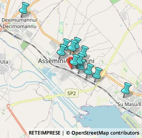 Mappa Piazzale Rio Sa Nuxedda, 09032 Assemini CA, Italia (1.34083)