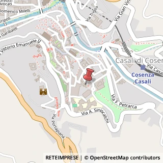 Mappa Via Albert, 7, 87100 Cosenza, Cosenza (Calabria)