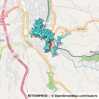 Mappa Via Giovanni Pezzullo, 87100 Cosenza CS, Italia (0.6725)