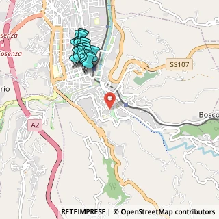 Mappa Via Giovanni Pezzullo, 87100 Cosenza CS, Italia (1.2055)