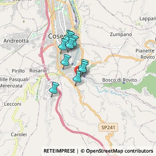 Mappa Via Giovanni Pezzullo, 87100 Cosenza CS, Italia (1.36455)
