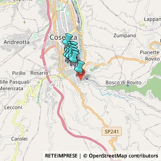 Mappa Via Giovanni Pezzullo, 87100 Cosenza CS, Italia (1.29538)