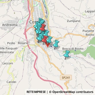 Mappa Via Giovanni Pezzullo, 87100 Cosenza CS, Italia (1.4015)