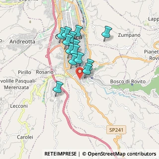 Mappa Via del Castello, 87100 Cosenza CS, Italia (1.57357)