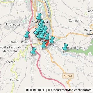 Mappa Via del Castello, 87100 Cosenza CS, Italia (1.35353)