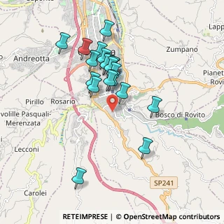 Mappa Via del Castello, 87100 Cosenza CS, Italia (1.771)