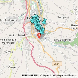 Mappa Via del Castello, 87100 Cosenza CS, Italia (1.4755)