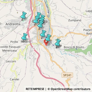 Mappa Via del Castello, 87100 Cosenza CS, Italia (1.87182)