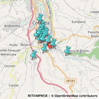 Mappa Via Liceo, 87100 Cosenza CS, Italia (1.36563)