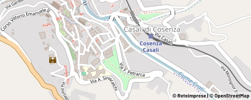 Mappa Cosenza