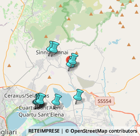 Mappa Via Roma, 09040 Maracalagonis CA, Italia (4.58583)