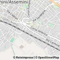 Hartă Assemini