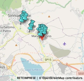 Mappa Via XXV Aprile, 09040 Maracalagonis CA, Italia (1.4165)