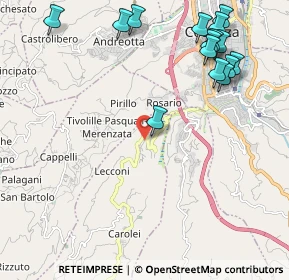 Mappa 87030 Vadue CS, Italia (2.92067)