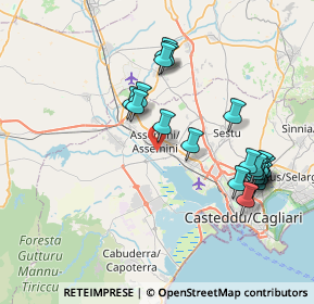 Mappa 09032 Assemini CA, Italia (8.651)