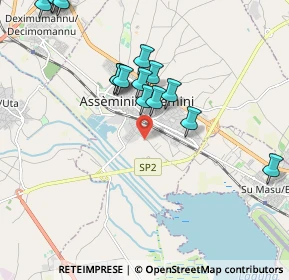 Mappa 09032 Assemini CA, Italia (2.49813)