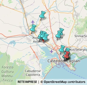 Mappa Corso Asia, 09032 Assemini CA, Italia (6.944)