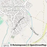 地図 Settimo San Pietro