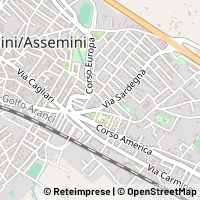 Mapa Assemini