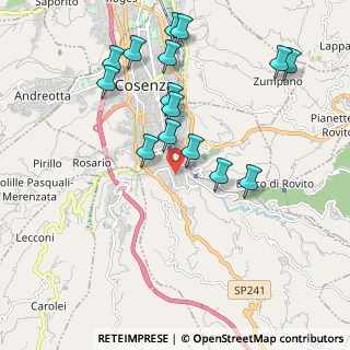 Mappa Via Antonio Toscano, 87100 Cosenza CS, Italia (2.28)