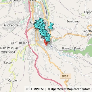 Mappa Via Antonio Toscano, 87100 Cosenza CS, Italia (1.417)