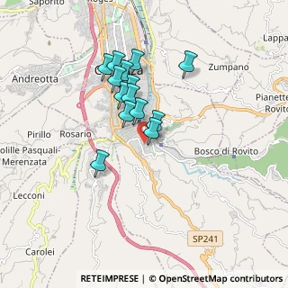 Mappa Corso Bernardino Telesio, 87100 Cosenza CS, Italia (1.53214)