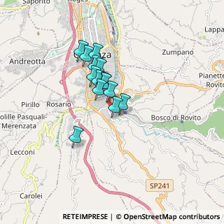 Mappa Via Antonio Toscano, 87100 Cosenza CS, Italia (1.32929)