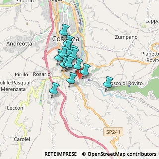 Mappa Via Padolisi, 87100 Cosenza CS, Italia (1.31375)