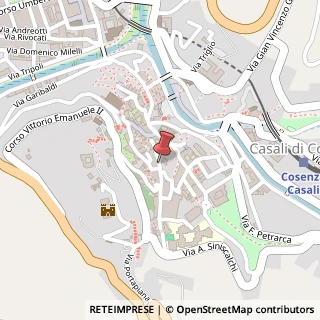 Mappa Via Padolisi,  3, 87100 Cosenza, Cosenza (Calabria)