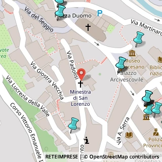 Mappa Via Antonio Toscano, 87100 Cosenza CS, Italia (0.126)