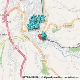 Mappa Via Antonio Toscano, 87100 Cosenza CS, Italia (0.7945)