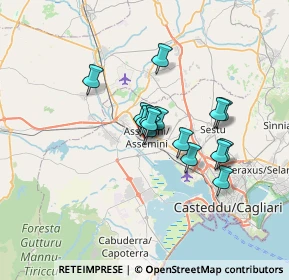 Mappa Via San Giovanni, 09032 Assemini CA, Italia (5.14333)