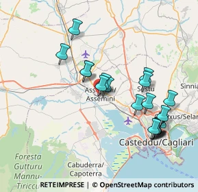 Mappa Via San Giovanni, 09032 Assemini CA, Italia (8.2915)