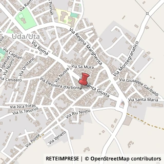 Mappa Via E. D'Arborea, 10, 09010 Uta, Cagliari (Sardegna)