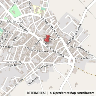 Mappa Via Santa Giusta, 24, 09010 Uta, Cagliari (Sardegna)