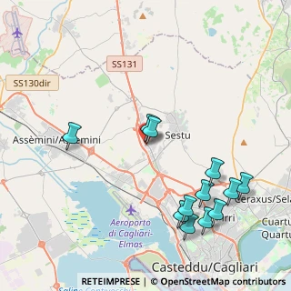 Mappa Località Pintoreddu, 09028 Sestu CA, Italia (5.13333)