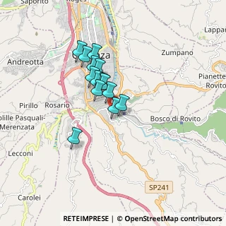Mappa Piazza Parrasio Giano, 87100 Cosenza CS, Italia (1.36857)