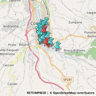 Mappa Piazza Parrasio Giano, 87100 Cosenza CS, Italia (1.285)