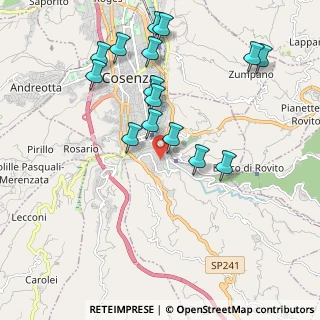 Mappa Piazza Parrasio Giano, 87100 Cosenza CS, Italia (2.28)
