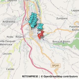 Mappa Piazza Parrasio Giano, 87100 Cosenza CS, Italia (1.68467)
