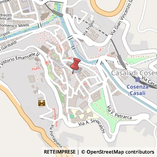 Mappa Corso Telesio Bernardino, 45, 87100 Cosenza, Cosenza (Calabria)