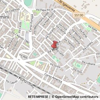 Mappa Via Sardegna, 42, 09032 Assemini, Cagliari (Sardegna)